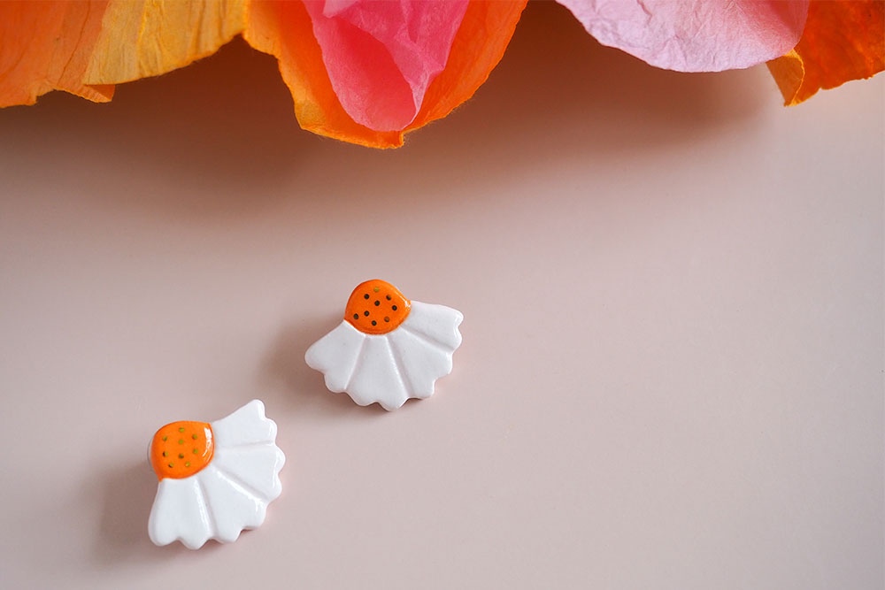 Blushing Blooms Stud Earrings