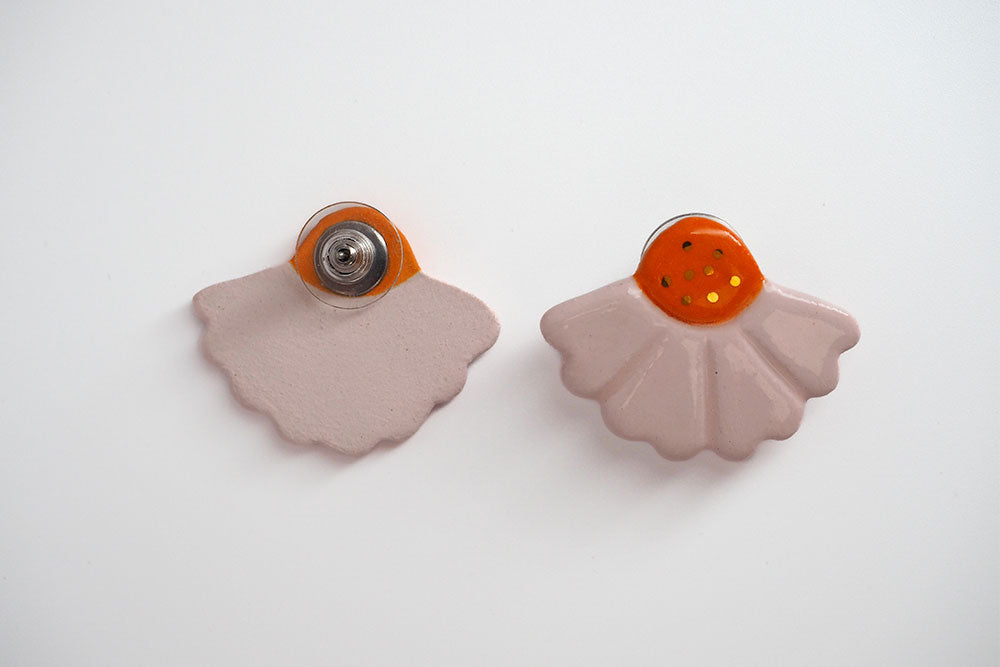 Blushing Blooms Stud Earrings