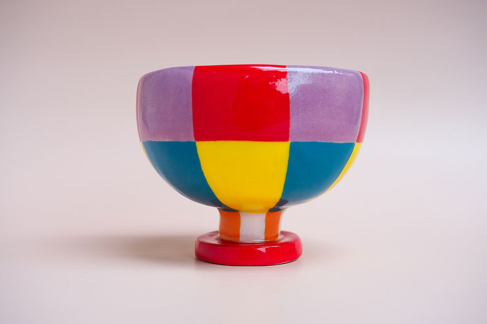 Colour Me Happy Dessert Bowl - Teal Inner