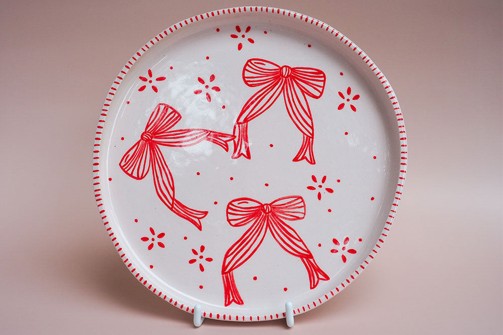 Darling Bows Dinner Plate