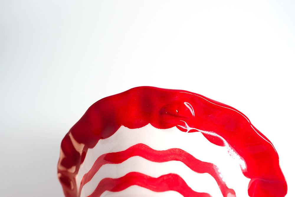 SECONDS SALE - Darling Bows Fluted Vase