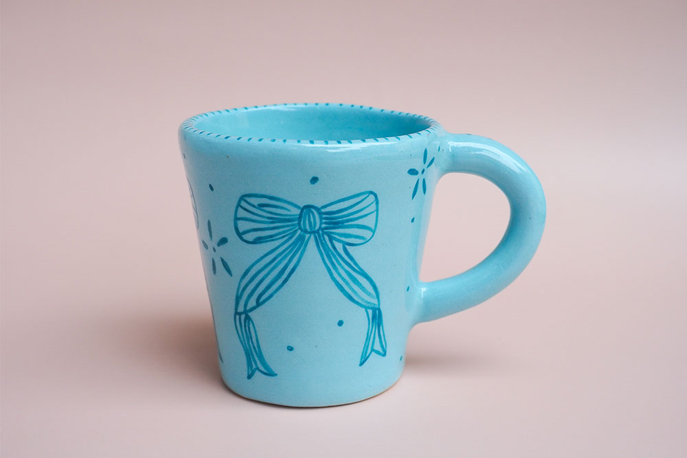 Darling Bows Ceramic Mug - Small