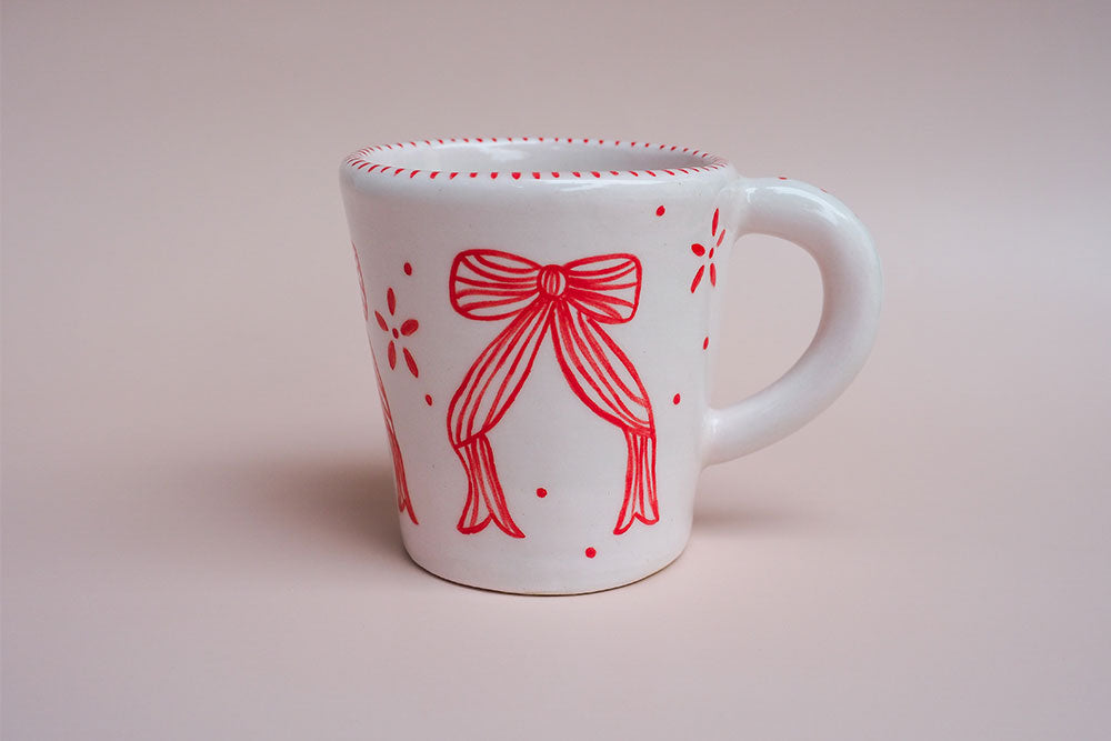 Darling Bows Ceramic Mug - Small