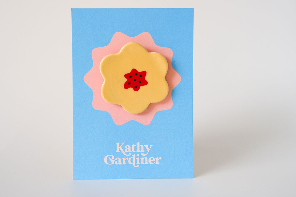 Pastel Poppy Brooch