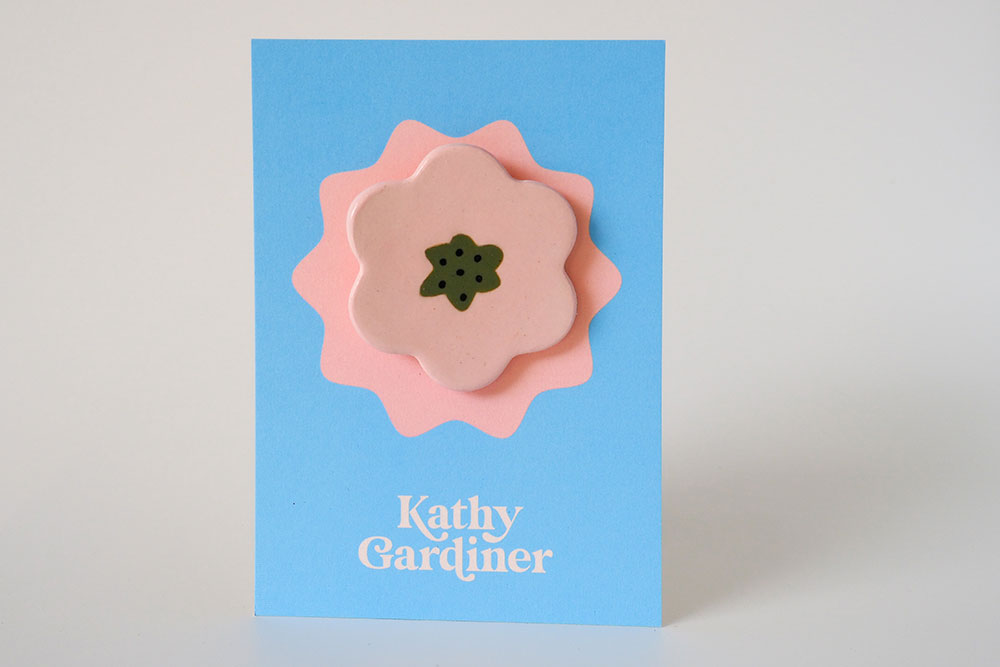 Pastel Poppy Brooch