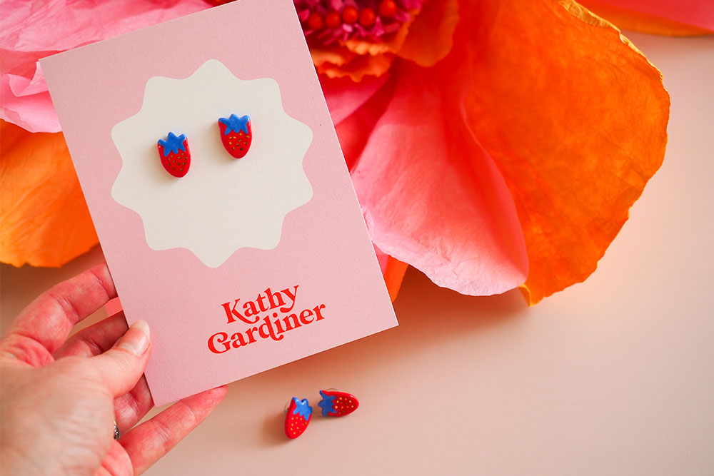 Strawberry Delights Stud Earrings