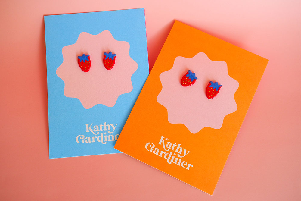 Strawberry Delights Stud Earrings