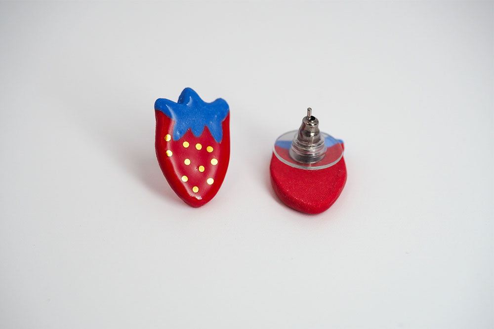 Strawberry Delights Stud Earrings