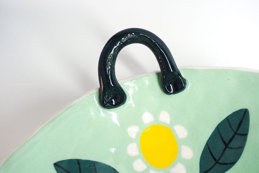 SECONDS SALE - Sunshine Daisy Textured Fruit Bowl