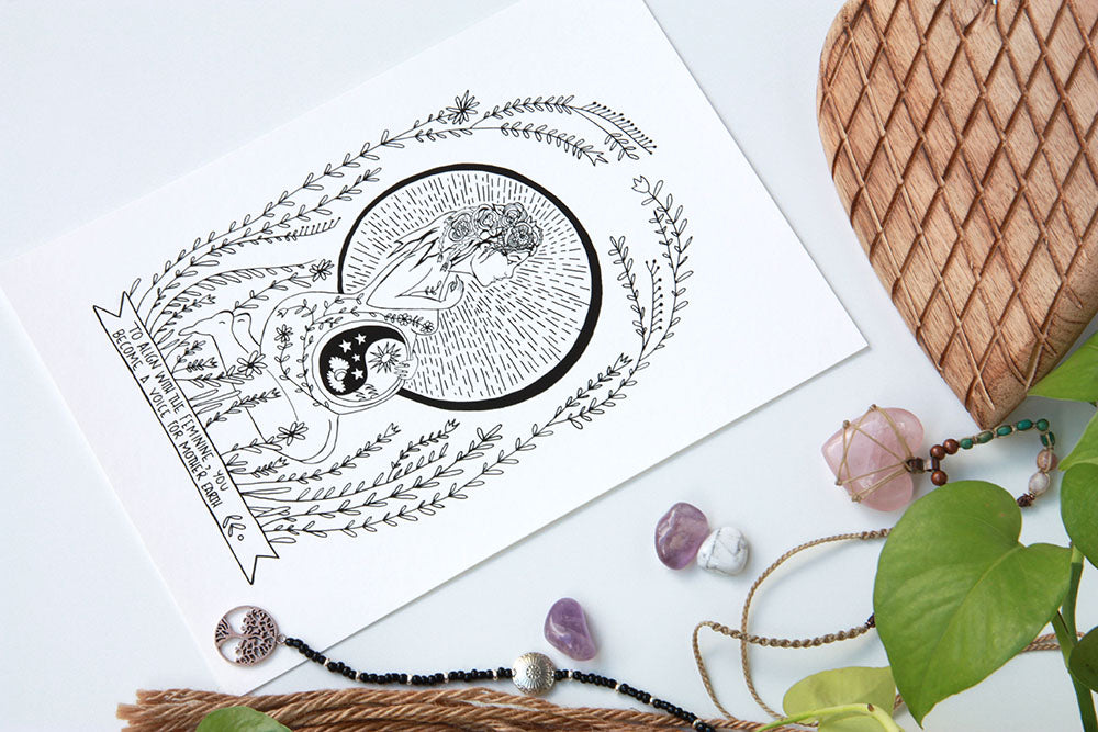 A Voice for Mother Earth Art Print - Kathy Gardiner