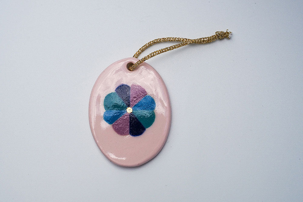 Easter Ornament Floral Pinwheel - Single