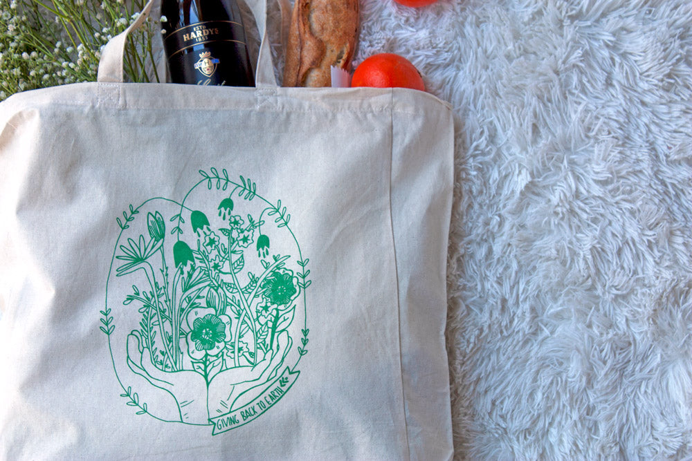 Giving Back to Earth Shopping Tote - Kathy Gardiner