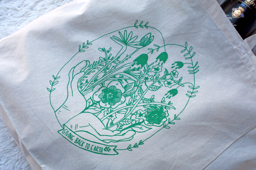 Giving Back to Earth Shopping Tote - Kathy Gardiner