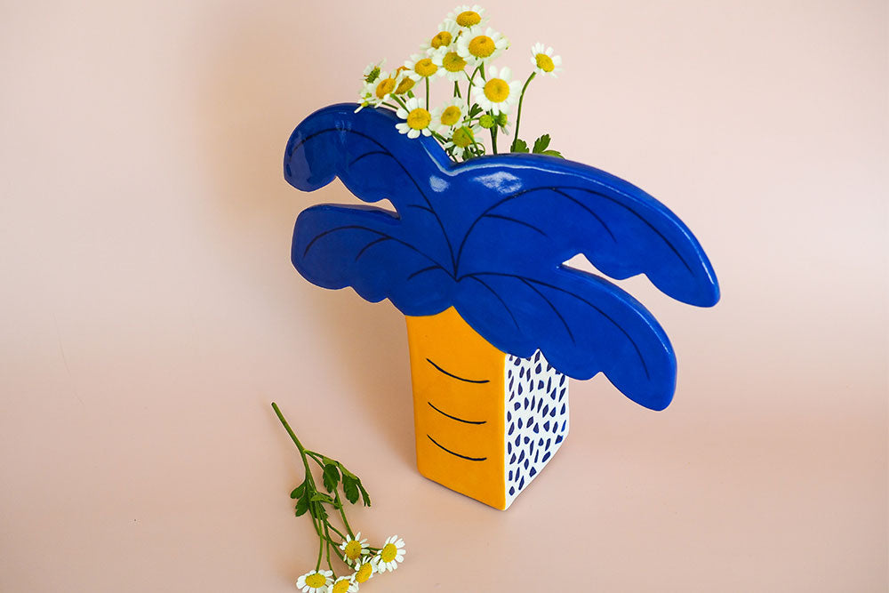 Palm Cove Wall Vase