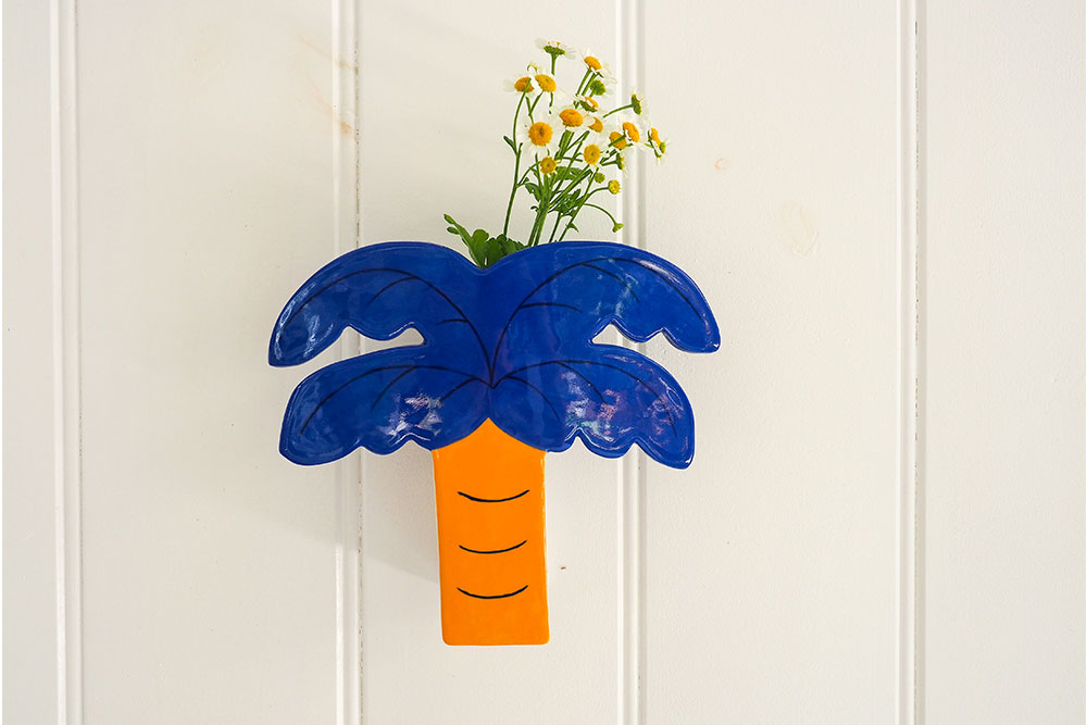 Palm Cove Wall Vase