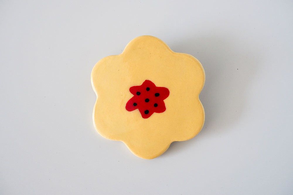 Pastel Poppy Brooch