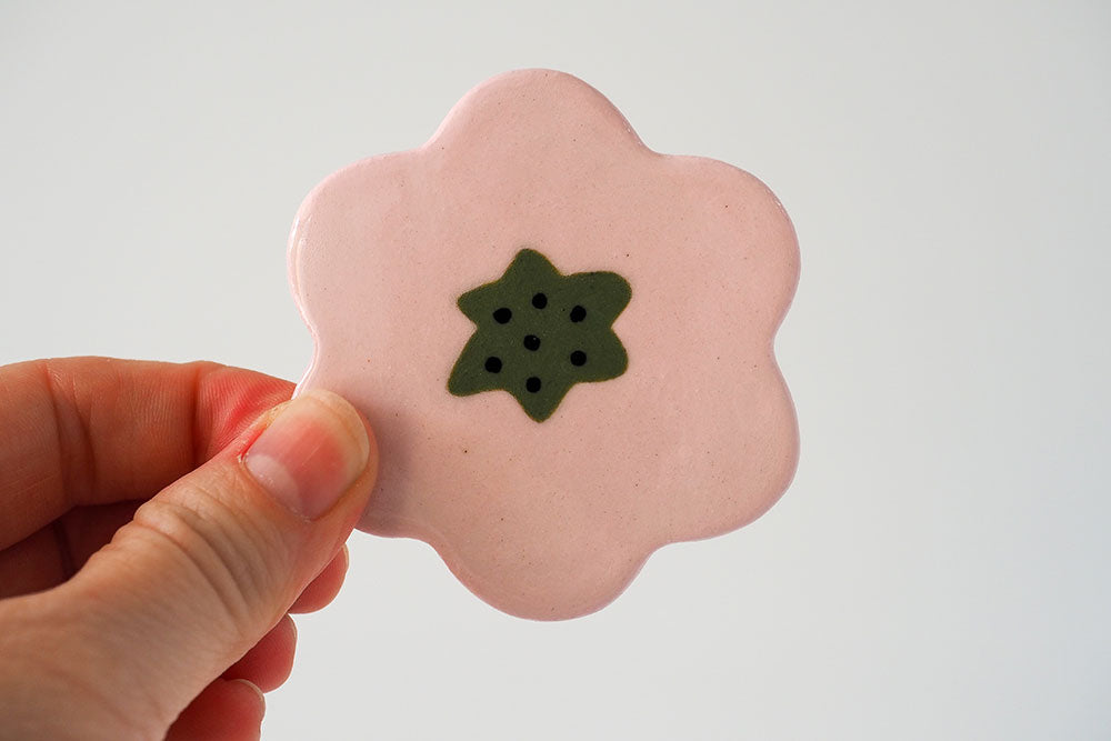 Pastel Poppy Brooch