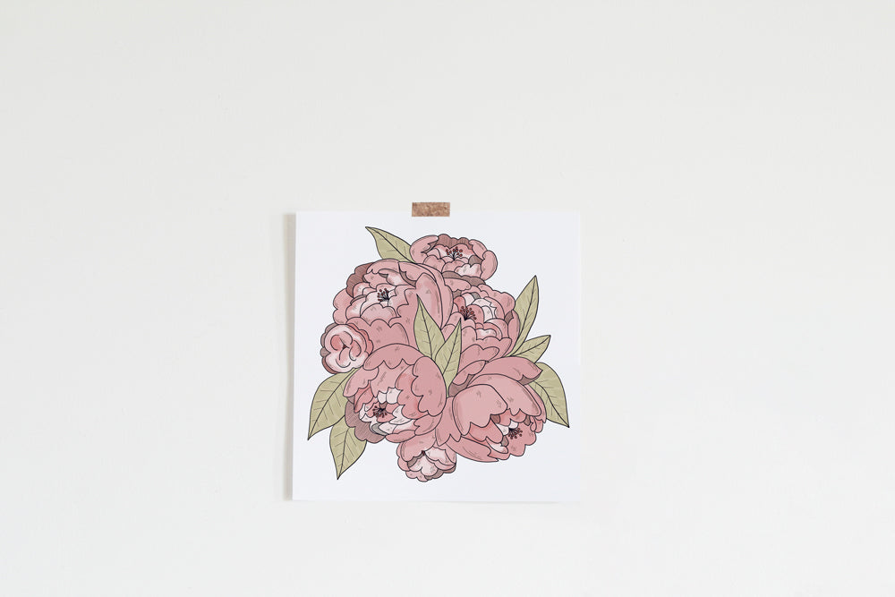 Peonies Art Print