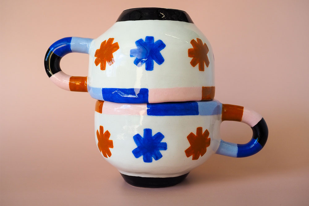 Flores Ceramic Mugs