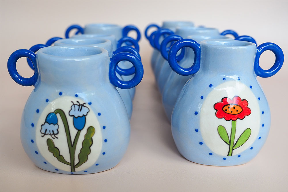 Garden Floral Bud Vase