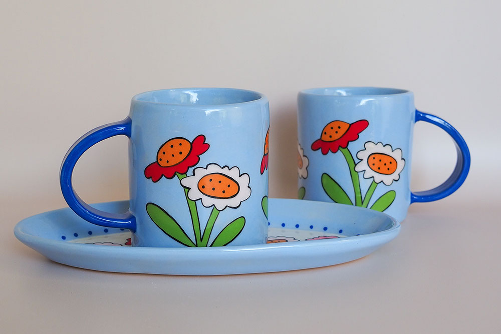 Garden Floral Ceramic Mug