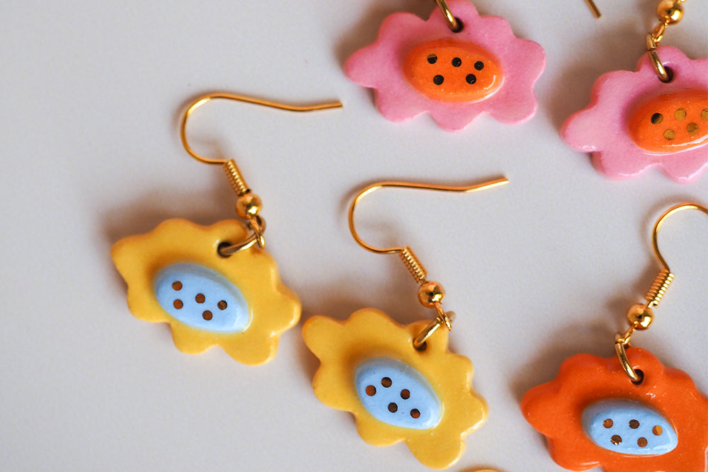 Garden Floral Drop Earrings