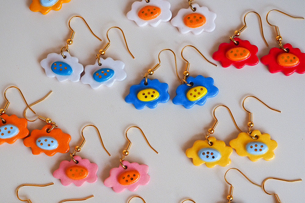 Garden Floral Drop Earrings