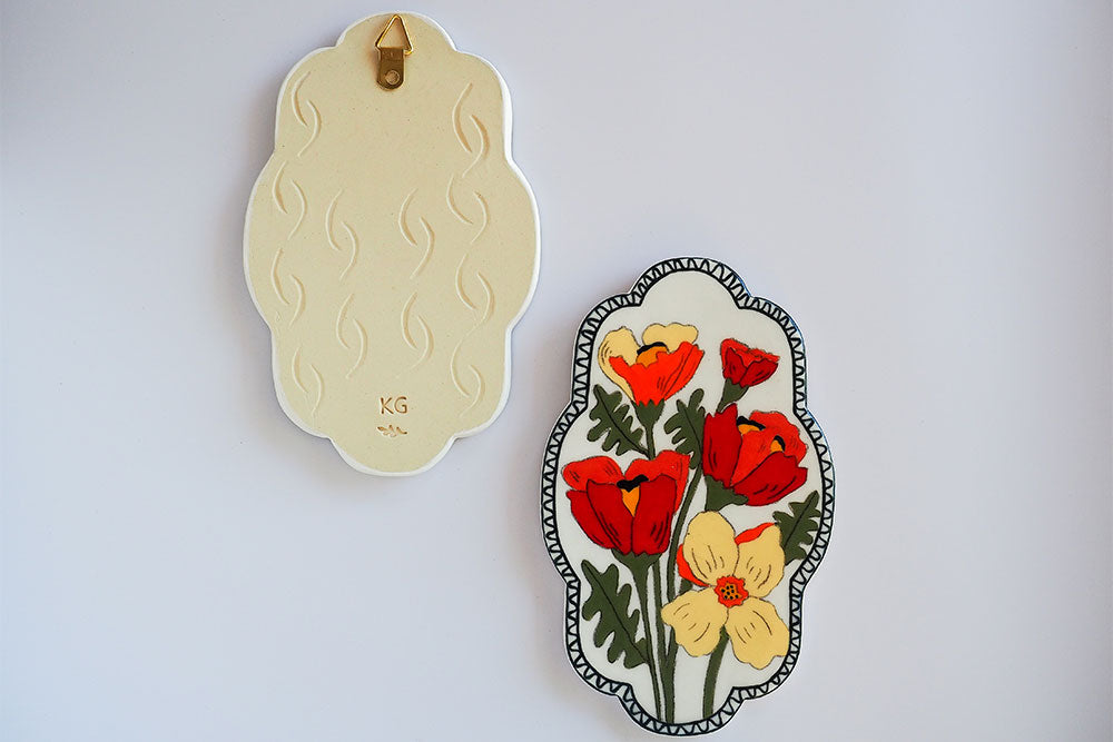 Garden of Poppies Wall Hanging
