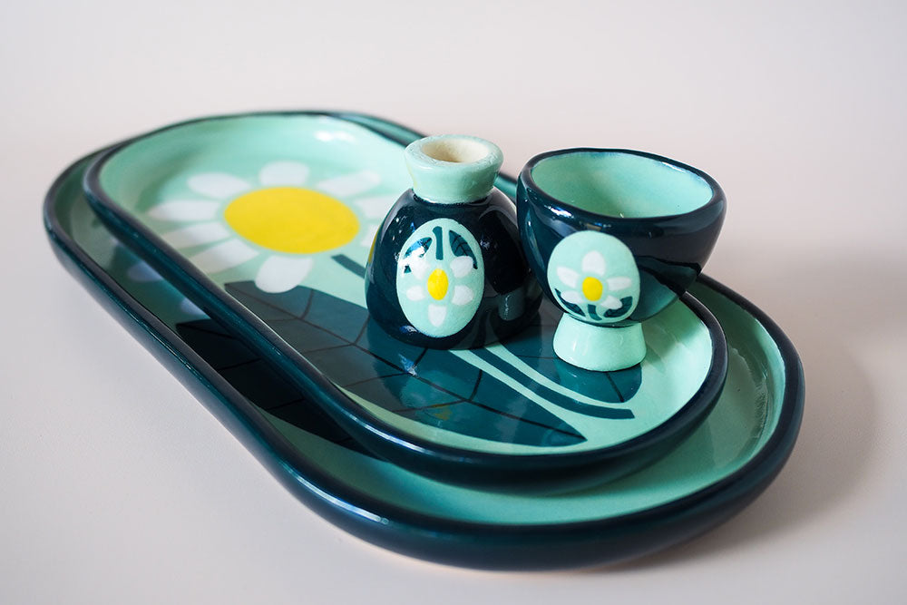 Sunshine Daisy  Oblong Platter - Large