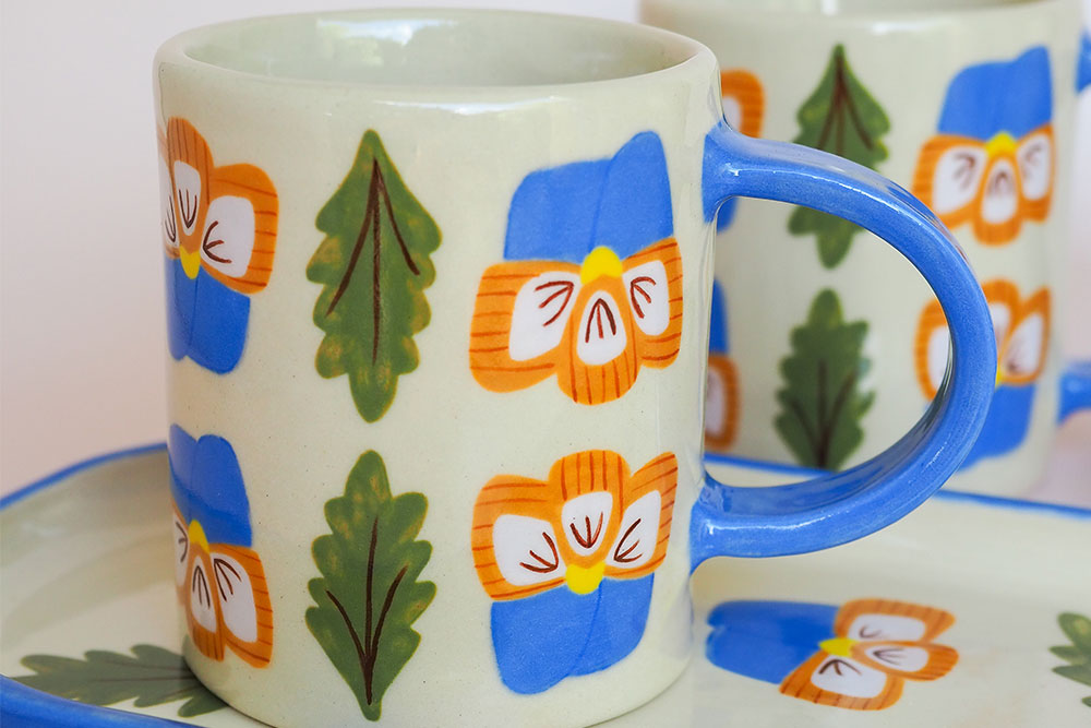 Violaire Ceramic Mug