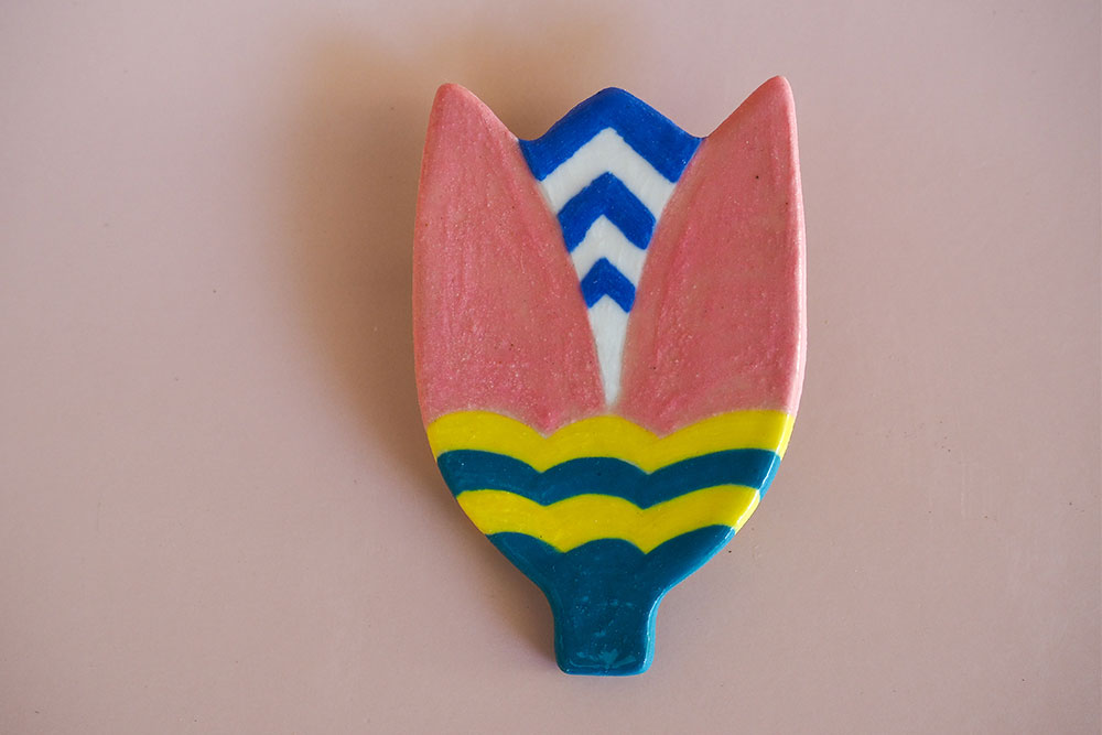 Geo Tulip Brooch