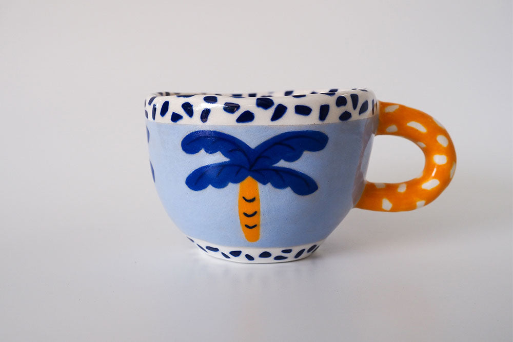 Palm Cove Ceramic Mugs